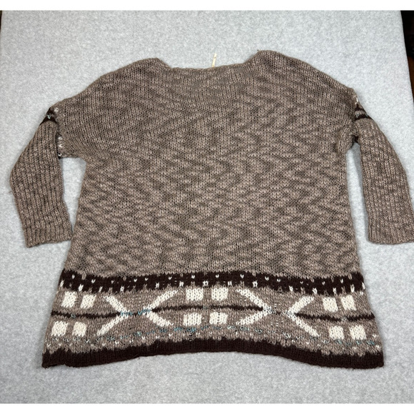 Free People Womens Size M Oversized Pullover Knit Sweater - Picture 2 of 12